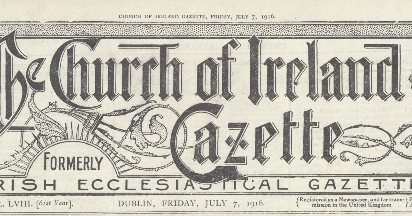 Church of Ireland Gazette 7 July 1916