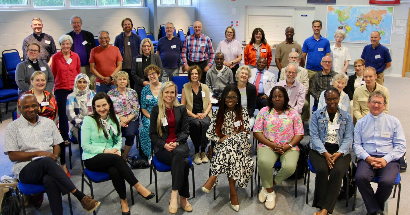 Participants and speakers at the Dialogue of Friendship event in Dundrum Methodist Church.