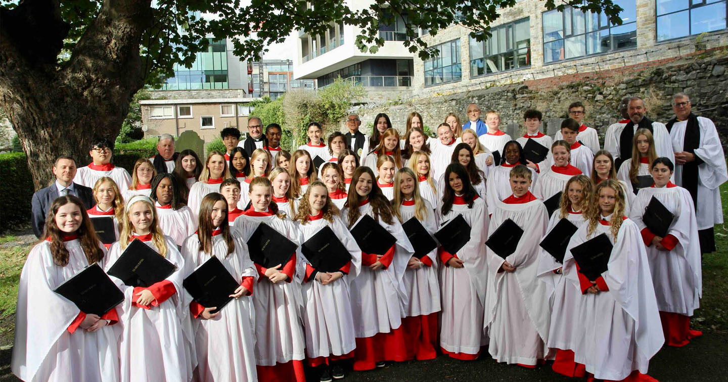 Clergy who officiated at the Annual New Law Term Service in St Michan&rsquo;s with the Choir of the King&rsquo;s Hospital School. 