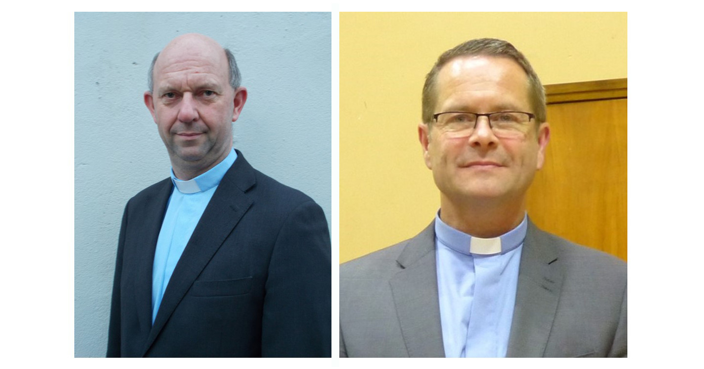 The Revds David Moses (at left) and David McComb.