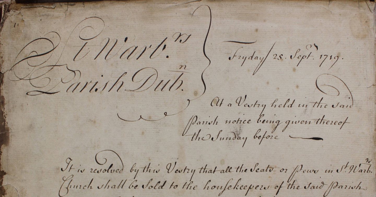 Please Be Seated: The Content of Church of Ireland Pew Registers