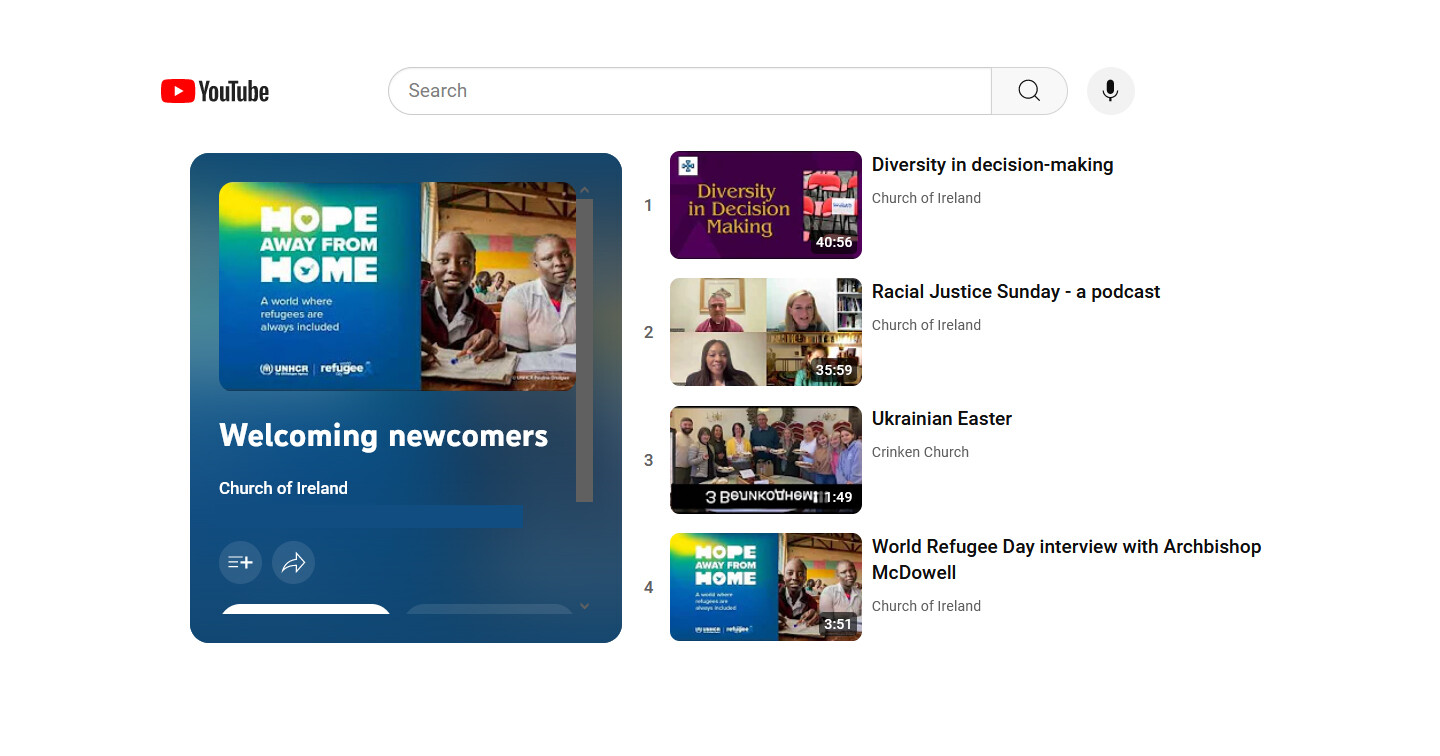 Welcoming newcomers &ndash; video playlist