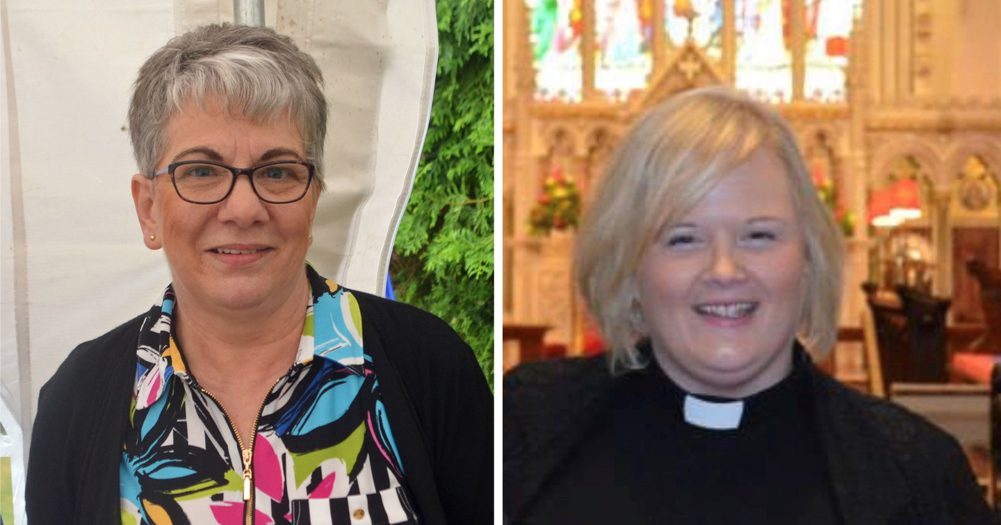 Left: Mrs Kaye Nesbitt, who has been elected as a co&ndash;opted member of Standing Committee. Right: The Revd Catherine Simpson, author of the Be Reconciled course.