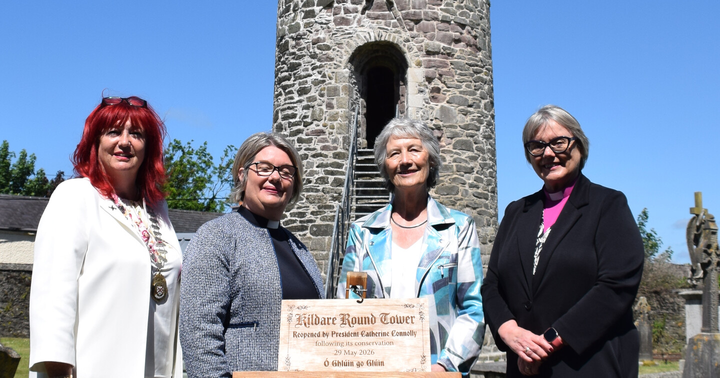 President Connolly visits Kildare Cathedral 