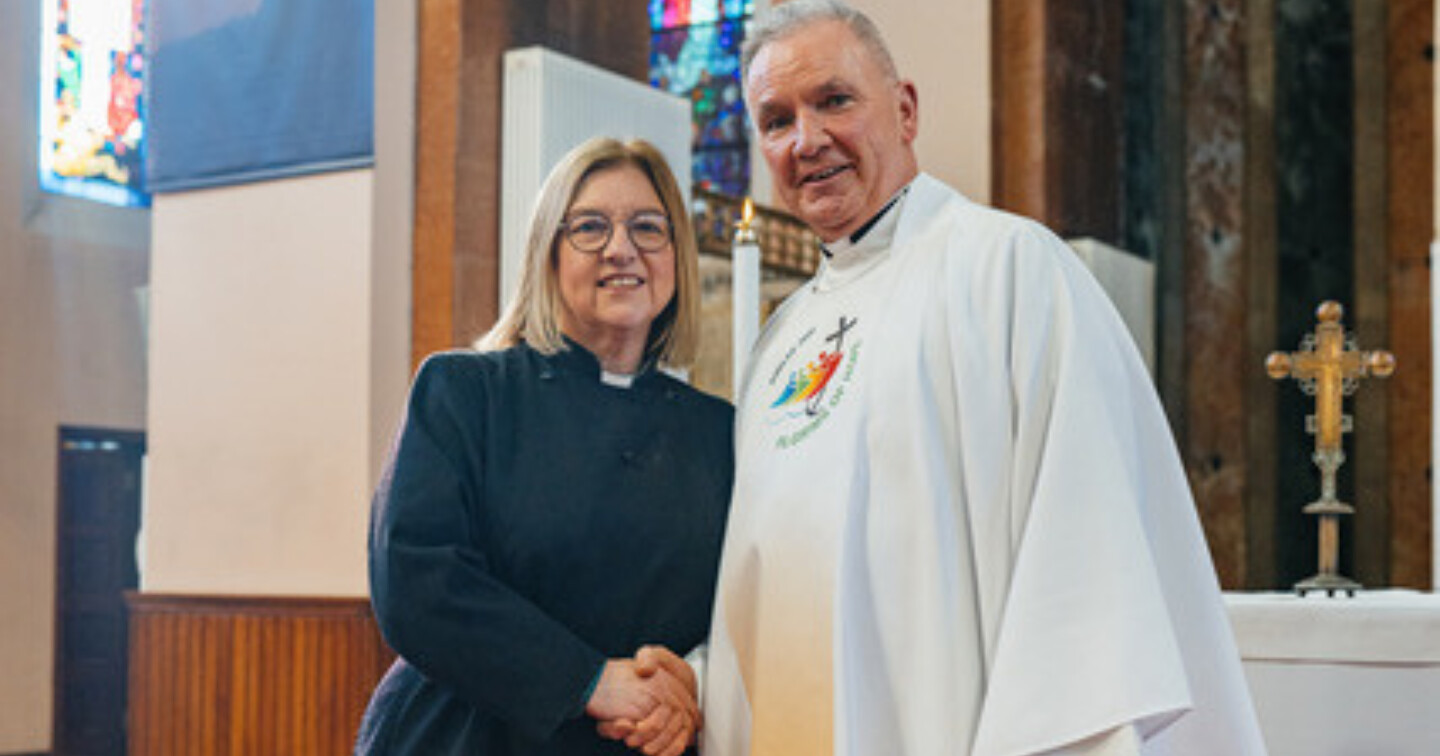 Revd Suzanne Cousins & Fr John Kenny Adm, 2.2.2025, St Mary&rsquo;s Westport.