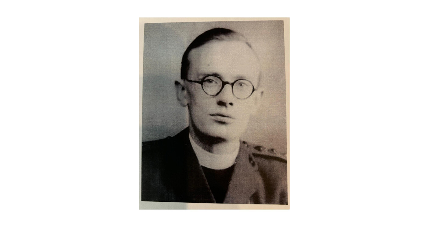 The Revd James McMurray&ndash;Taylor, Church of Ireland chaplain to the First Battalion of the Royal Ulster Rifles, 1943&ndash;47