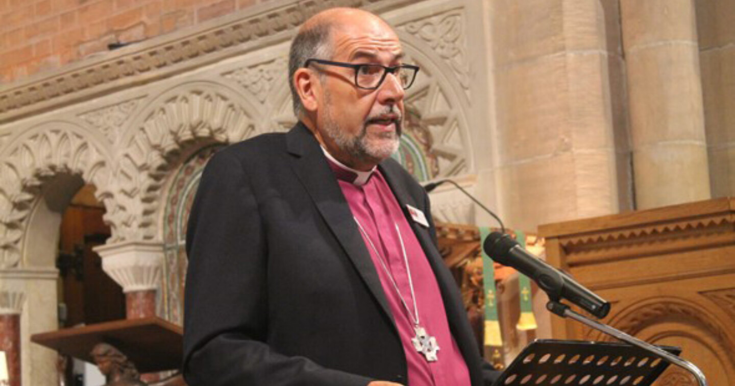 Bishop Davison addresses the Connor Synod, 2025.