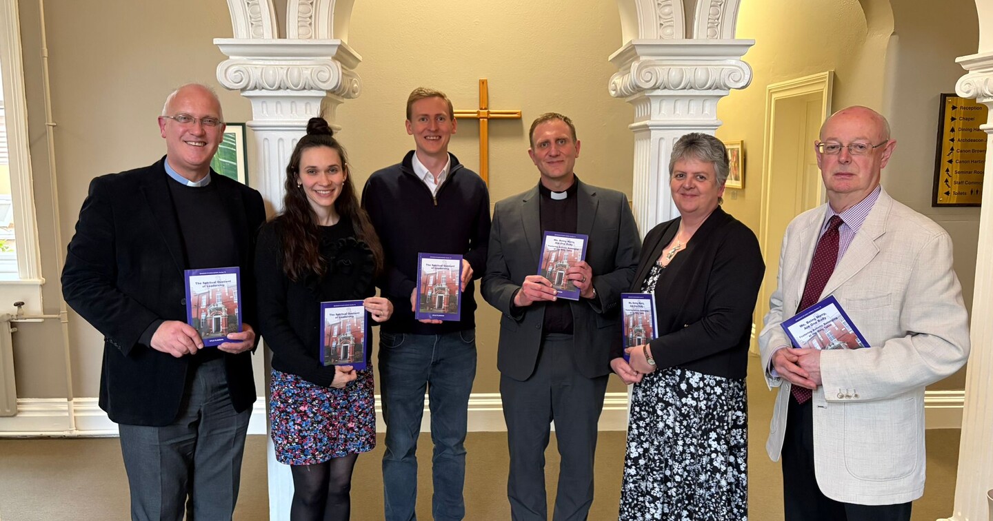 Authors of Braemor Volumes 18 and 19, the Revd Kyle Flanagan and the Revd Jonathan Watson with Canon Dr Maurice Elliott, Dr Millie Bellew, Dr Jacqui Wilkinson and Dr Ray Refausse at the launch in CITI.