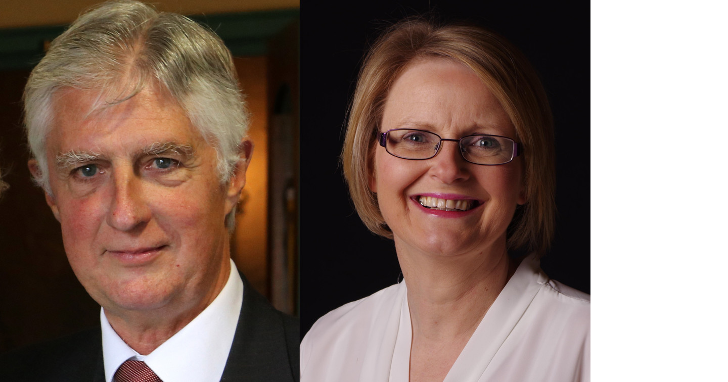 Left: Roy Totten, Chairman of the Priorities Fund Committee. Right: Hazel Corrigan, Honorary Secretary of General Synod.