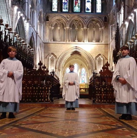Children&rsquo;s voices sing out in St Patrick&rsquo;s after six&ndash;month absence