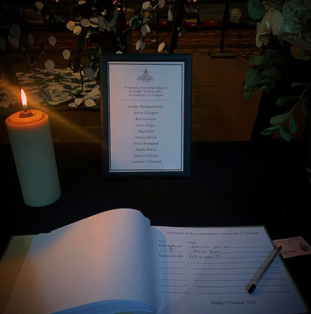 St Patrick&rsquo;s Cathedral, Dublin opens book of condolence for Creeslough