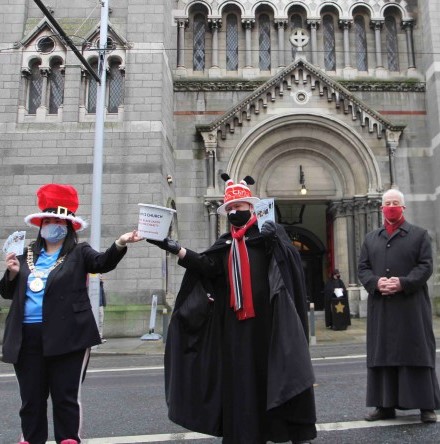 20th Dublin Black Santa Sit Out underway at St Ann&rsquo;s Church