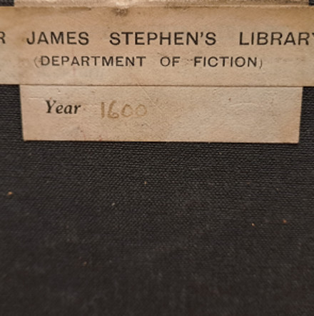 The Department of Fiction in the RCB Library