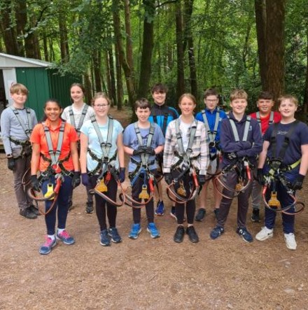 Zipit Forest Adventure for Confirmation candidates of Templebreedy Union
