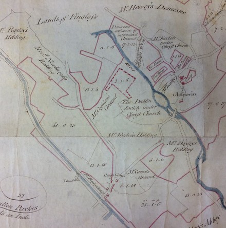 An important map showing the development of Glasnevin, in Dublin