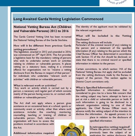 Safeguarding Trust (RI) newsletter, Spring 2016