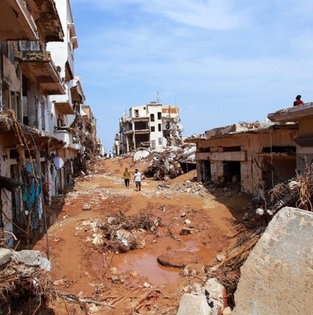 Emergency aid for victims of the floods in Libya