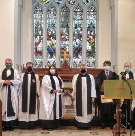 Installation of Canon Denis McCarthy