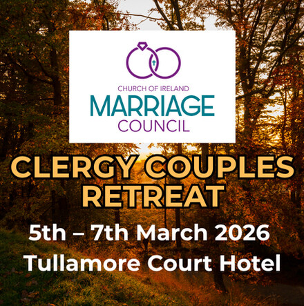 Marriage Council announces Clergy Couples Retreat -  Bookings new open! Save the date for 5th&ndash;7th March 2026