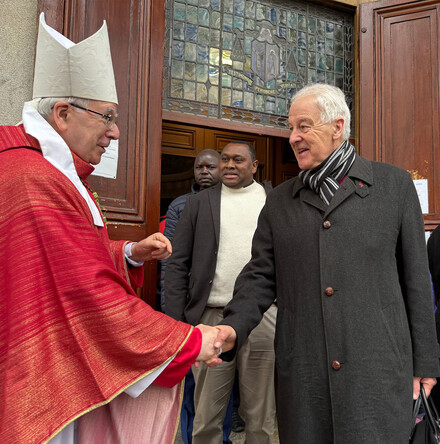 Archbishop of Dublin attends memorial Mass for Pope Francis