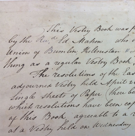 The Strokestown (Bumlin) Vestry Book 1811 &ndash; 1870