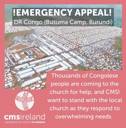 Gitega Emergency Appeal  - With devastating civil conflict raging in eastern DR Congo, neighbouring Burundi has received a huge influx of over 66,000 Congolese refugees &ndash; mostly women and children &ndash; who are currently gathered in Busuma Camp, in the Diocese of Gitega.