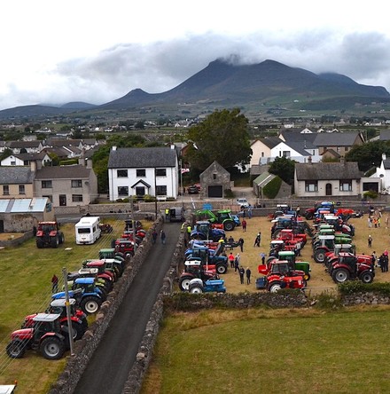 Tractors and ships in Annalong