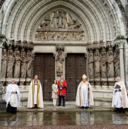 President Michael D Higgins and An Taoiseach Miche&aacute;l Martin highlight importance of Saint Fin Barre&rsquo;s Cathedral in Cork