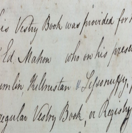 The Strokestown (Bumlin) Vestry Book 1811 &ndash; 1870