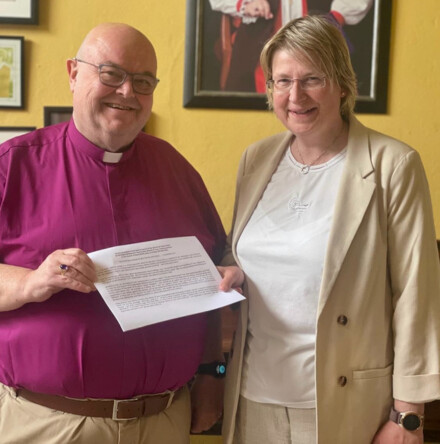 Bishop Paul Colton archives 1,000th Sermon Script in Church of Ireland Library