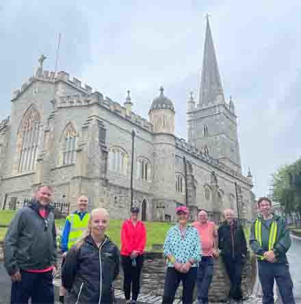 Relief of Derry &ndash; walkers arrive safely