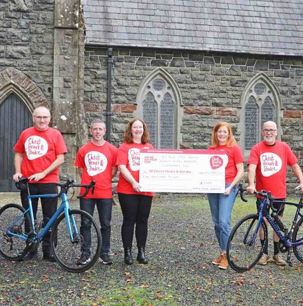 Antrim Rural Deanery cycle raises &pound;5,000