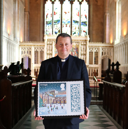St Patrick&rsquo;s Cathedral, Armagh, features on Royal Mail Christmas 2024 stamp