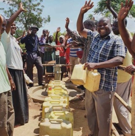 Agherton parish funds second Ugandan well