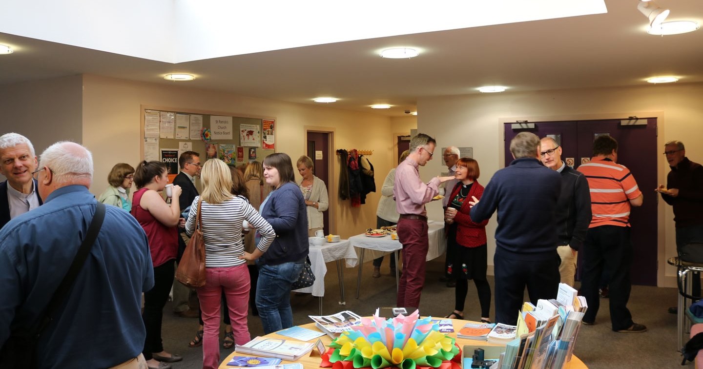 Participants at the all-age worship training event in Jordanstown.