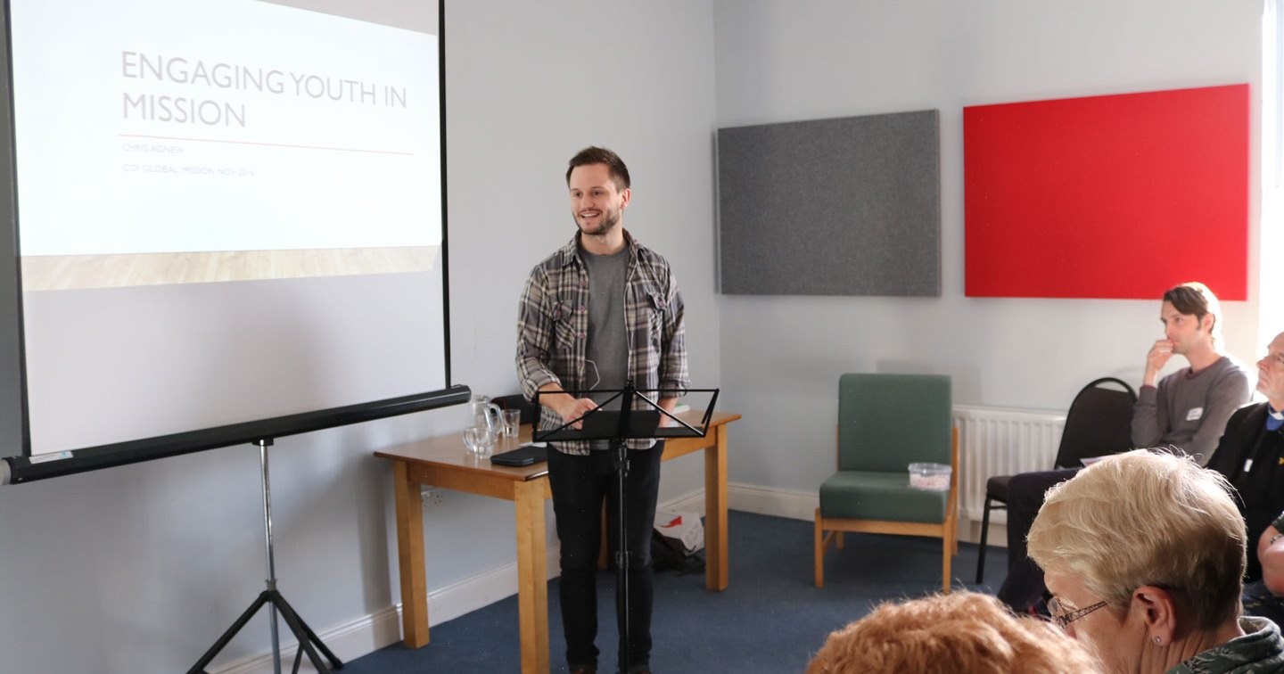 Chris Agnew, Exodus, speaking on how mission engages and motivates young people