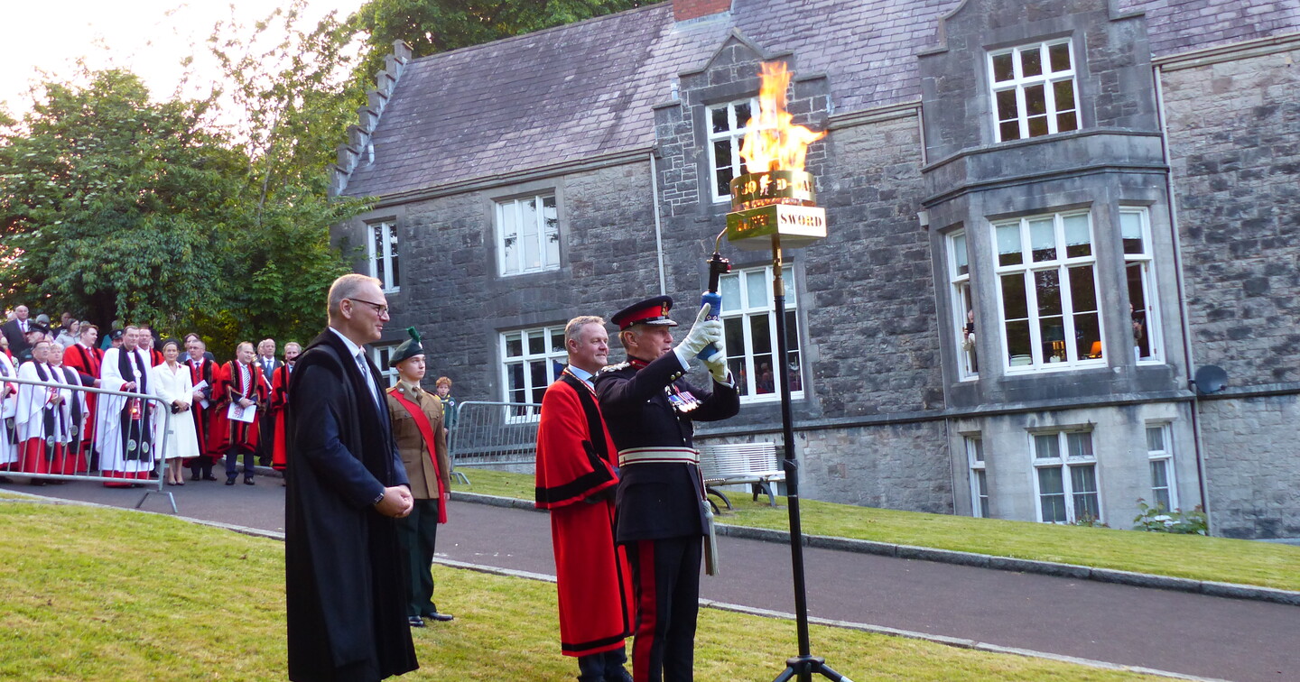 Remembering the fallen with the light of peace.
