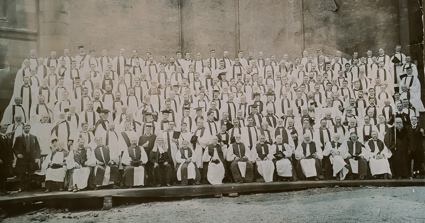 Clergy from the dioceses of Down, Dromore and Connor who attended the 1904 Consecration Service.