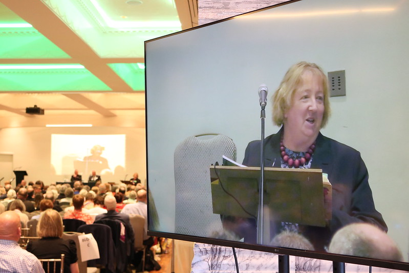 Bishop Sarah Groves addresses Synod on our Moravian relationship