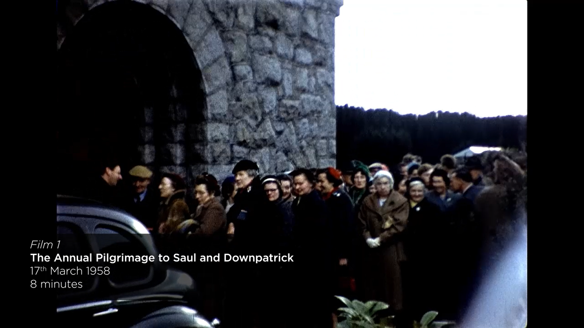 Screenshot of 'The Annual Pilgrimage to Saul and Dowpatrick' (1958)