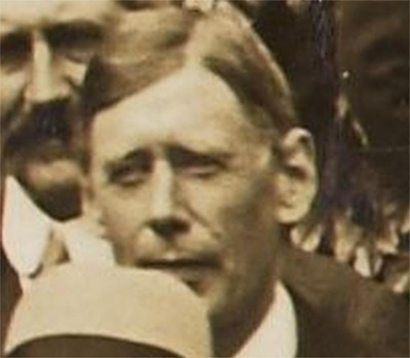 Detail of Stephen Gwynn MP from official photograph, National Library of Ireland, NPA Conv