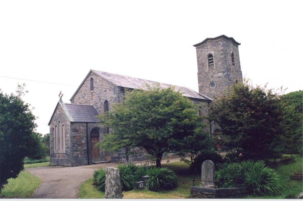 Roundstone parish church as it stands today will be familiar to many visitors to Connemara, by Sam Hutchinson, RCB Library Photographic Collection
