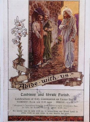 Notice of Easter Service, c. 1930. RCB Library, P1/29/2