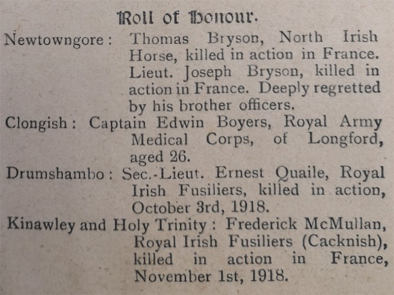 Kilmore Diocesan Gazette, Dec. 1918