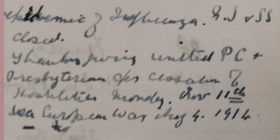Preachers Book, Groomsport, RCB Library, P743/8/6