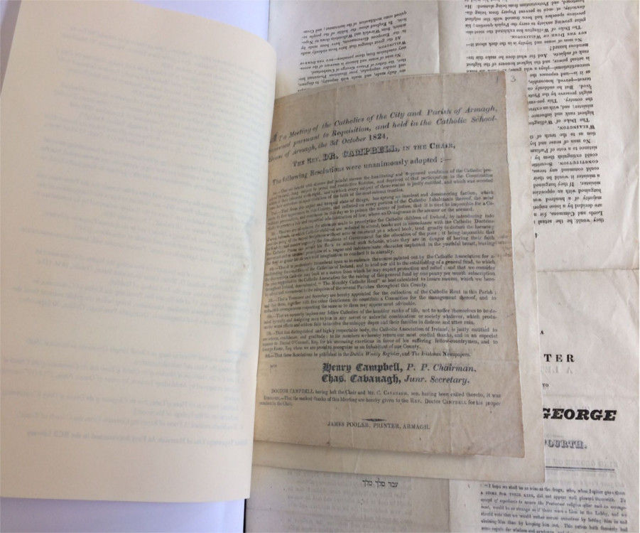 RCB Library Church Pamphlet Series 'S' interior binding