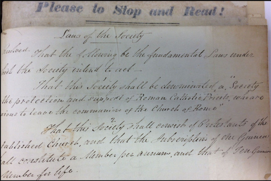 RCB Library Church Pamphlet Series 'S' - Item 19 'Laws of the Society'