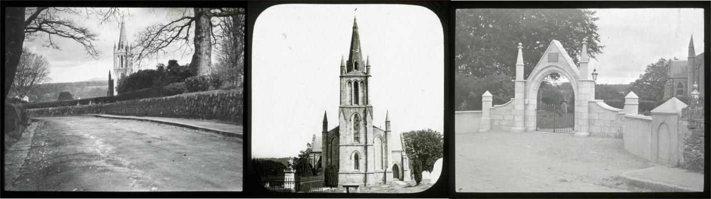&lsquo;Shillelagh Church, Co. Wicklow, Diocese of Ferns, 1932', &lsquo;Shillelagh Church, Co. Wicklow'; and &lsquo;Gateway erected at W. entrance Shillelagh Churchyard, Co. Wicklow, in memory of Dr F. J. G. King'