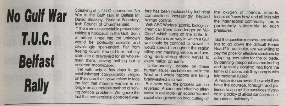 Church of Ireland Gazette - 18 January 1991
