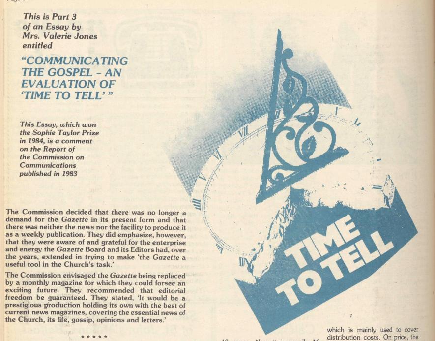 Church of Ireland Gazette, 16 August 1985